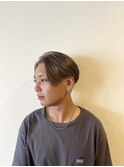 センターパートグレージュ