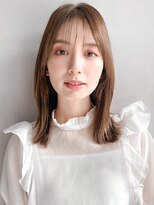 リヤン 表参道(lyann)&nbsp;レイヤー 小顔 デジタルパーマ ミニウルフ  チェリーブラウン ☆