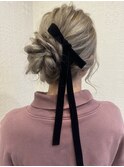 ベロアリボンアレンジ