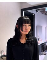 リアン バイ キートス(Lien by kiitos)&nbsp;姫カット/ぱっつん前髪/暗髪/韓国風/顔まわりカット