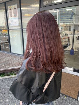 アヴァンス 北花田店(AVANCE) 【#チェリーレッド】×ゆる巻きヘア