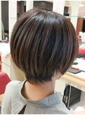 シンプルなのに洒落見え◎大人の美ボブ