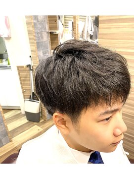 銀座マツナガ 浅草店 20代大人気！ナチュラルツーブロマッシュスタイル