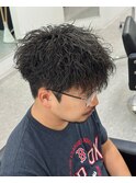 マッシュツイストスパイラルパーマ