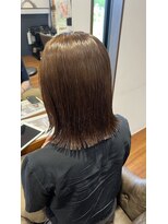 ルプラ アンテ(le-pla Ante)&nbsp;アッシュブラウン　ワンレングス