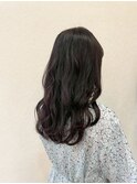 こなれミディくせ毛風カールフルバングモテ髪艶感20代30代