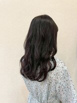 アグランテトラ 野田阪神店(a Gland tetra) こなれミディくせ毛風カールフルバングモテ髪艶感20代30代