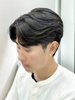 ビッケメンズヘア(Vicke Men's hair) フェザーパーマセンターパートダウンパーマニュアンスパーマ韓国