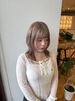 ルッツ(Lutz. hair design)&nbsp;【透明感color】milk tea / high layer