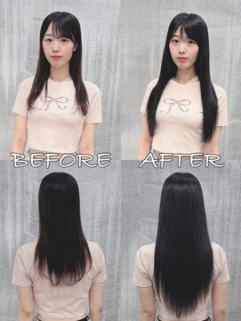 リップ 大阪本店(LIP) 【レミー100%最高級人毛/ロング】シールエクステ80枚