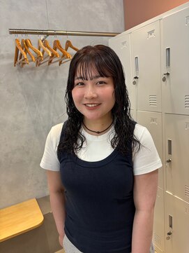 アマーク(a mark) 【木下　暖菜】ミディアムパーマ♪