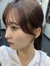 顔周りカット+顔周りパーマ￥8800