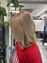 シェリール(CHERiR)&nbsp;CHERiR藤木（エフェクトブリーチ×ミルクティーベージュ）