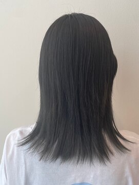 クラップス オル 金沢八景(CLAPS Ore) 金沢八景ショートボブ丸みショートイルミナカラー顔周りレイヤー