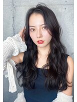 クーエフー(coo et fuu) レイヤーカット透明感カラーシースルーバングハッシュカット