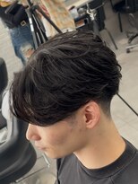 オーバルバイアピッシュ(OVARL by apish)&nbsp;フェザーパーマ/メンズパーマ/毛流れパーマ