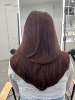 プラチナ(PLATINA)&nbsp;ハイレイヤーレイヤーカットブリーチ無しカラー顔周り韓国