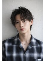 ベル 表参道店(Belle) フェザーパーマ/センターパート/ツーブロック/シャドウパーマ