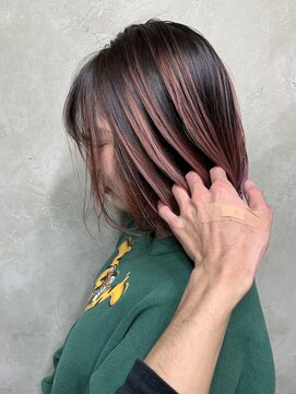 salon de MiLK 札幌大通店【サロン ド ミルク】 10代20代30代/ピンクベージュ/ボブ/バレイヤージュ［大通］