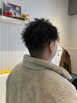 エルエフェ(EL JEFE)&nbsp;【ツイストパーマスタイル】［東中野］［落合］［床屋］