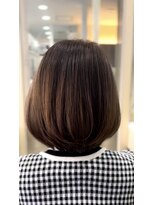 ネクサス イング 宮野木店(nexus-ing)&nbsp;髪質改カラーで手触り抜群のナチュラルボブ