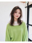 無造作ニュアンス6：4鎖骨下ミディアム