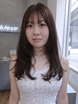 アトロ(Atoro)&nbsp;梅田/レイヤー/ボブ／暗めカラー/グレージュ/ニュアンスカラー