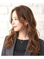 アドラーブル ココロ 新潟(adorable CoCoLo) 大人女子韓国風オルチャンヘア*ナチュラル愛されゆるウェーブ