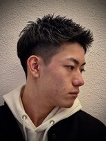 ヒロギンザ 大宮駅前店(HIRO GINZA)&nbsp;フェード×スパイキーショート/大宮/メンズカット/バーバー