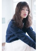 【carin 那覇　真嘉比】大人かわいい暗髪無造作ミディ