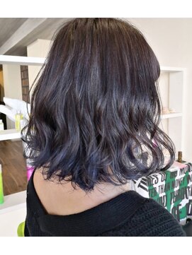 キキヘアメイク(kiki hair make) パープルブルー