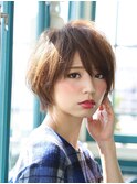 大人可愛いショートボブ