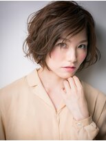 カバーヘア ブリス 川口(COVER HAIR bliss)&nbsp;無造作カールの小顔アシンメトリーショートw川口20代30代40代!