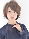 【20代30代40代】リラックスショートボブ×エッジショート