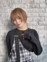 リアイス(Re:ICE)&nbsp;ミニウルフ/くすみブルー/流れるレイヤー/インナーハイライト