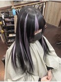 エクステ合わせ技！流行りの前髪メッシュもGOOD！