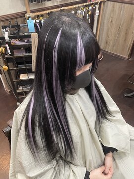 ディー エメ(D-aimer-) エクステ合わせ技！流行りの前髪メッシュもGOOD！