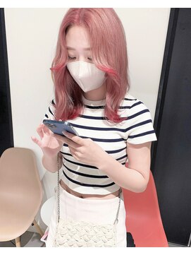 シピ バイ ブレス(shipi. by brace) コーラルピンク×チェリーピンク