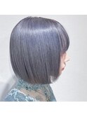髪質改善ケアブリーチ×ブルーシルバー/用賀