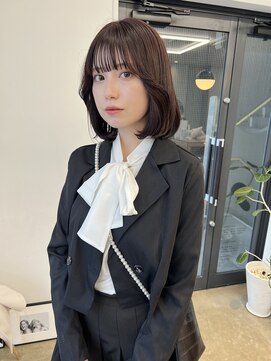 ホイ(HOI) 【カット+カラー+バイカルテTR 】ニュアンスボブ