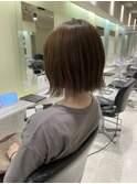 切りっぱなしインナーボブ