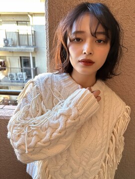 トゥーリ 薬院店(tuuli) tuuli☆20代30代40代ベビーバングショコラベージュワンカール