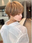 フワッと動く質感が可愛いマニッシュショートヘア