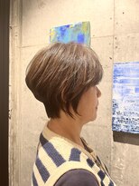 リュネッツ(lunettes)&nbsp;ハイライト活かし◎白髪ぼかし◎骨格矯正カット