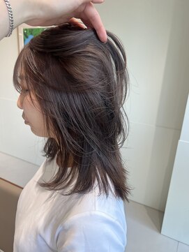 ローレンアオ(LOREN AO) ミルクティーベージュダブルカラーインナーカラーケアブリーチ