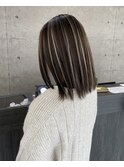 髪質改善ハイトーンバレイヤージュハイライトブリーチ岡山倉敷