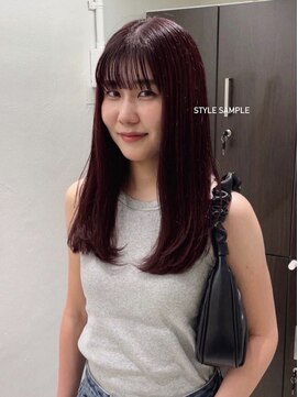 アンバースデー(UNBIRTHDAY) 似合わせボルドー