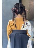卒業式袴着付けヘアアレンジ♪ 日吉　綱島　元住吉