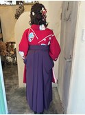 袴着付け　ヘアセット
