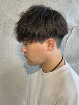 ニアウ 高崎店(Niau)&nbsp;メンズマッシュ縦落ちツイストスパイラルパーマ群馬高崎眉毛韓国